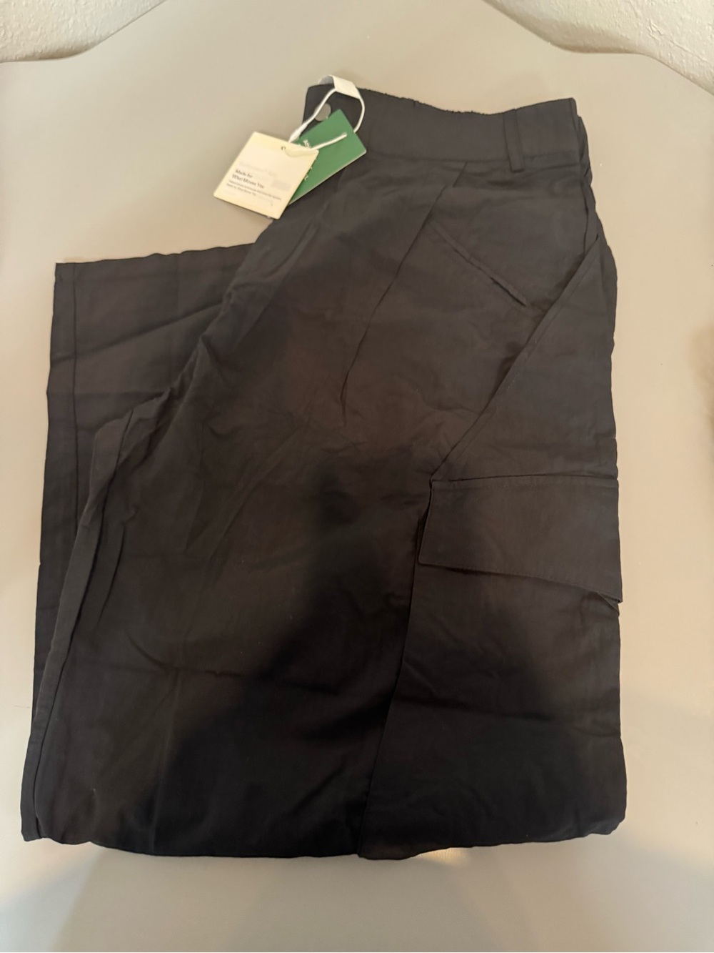 NWT Halara Black Cargo Pocket Pants